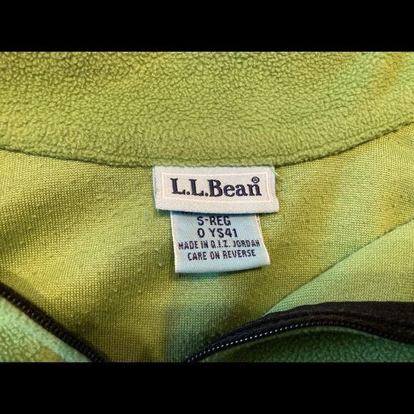 L. L. Bean fleece green shirt - Picture 3 of 7